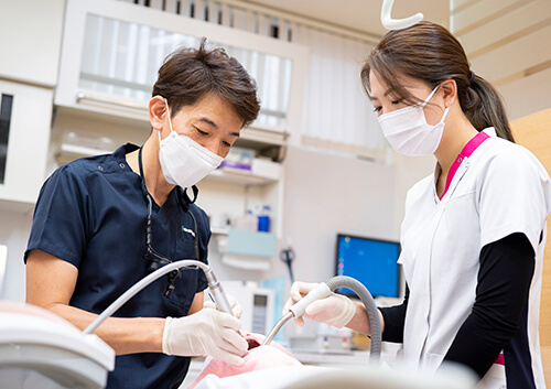 CONCEPT 1 時間をかけてでも丁寧に治療する